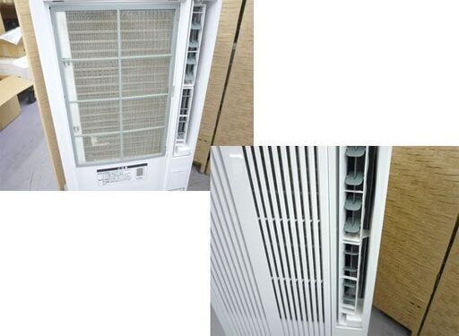 冷暖房/空調 エアコン コイズミ ルームエアコン 2021年製 KAW-1612 窓用エアコン ホワイト 