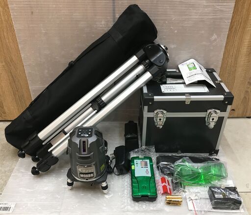 LTC テクノ グリーンレーザー 電子レーザーフルライン LTC-SSGM9XBB 墨出し器 受光器 三脚 セット 未使用品