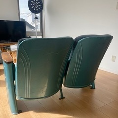 heywood wakefield 2連 シアターチェア