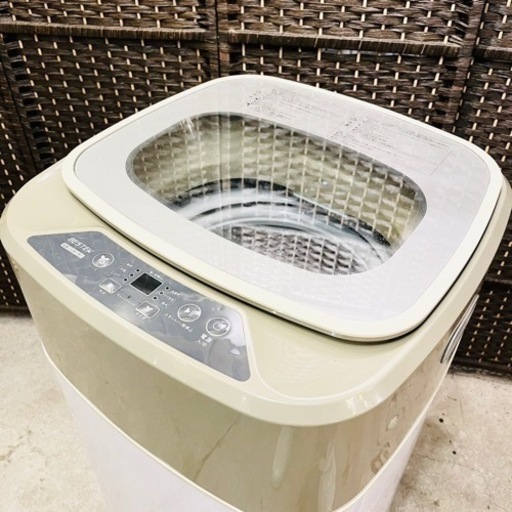 【売約済み】ベステック　bestek 洗濯機 全自動洗濯機 3.8kg 一人暮らし 小型 抗菌パルセーター 家庭用 BTWA01 コンパクト　小さい　ミニ　検　ハイアール　Haier 二層式　脱水　2018年製