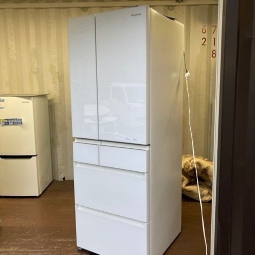 【500L/5ドア】　パナソニック　5ドア冷蔵庫　フレンチドア　2018年製　NR-F503HPX パーシャル　自動製氷　エコナビ