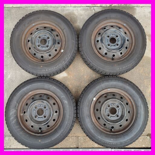 ⭐上物 軽自動車スタッドレス145/80R13 スズキ純正ホイル付き 2018年製 