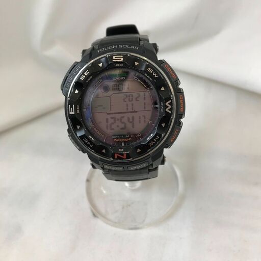 カシオ　CASIO　PRO TREK/PRW-2500　ソーラー腕時計　デジタル　ラバー　ブラック