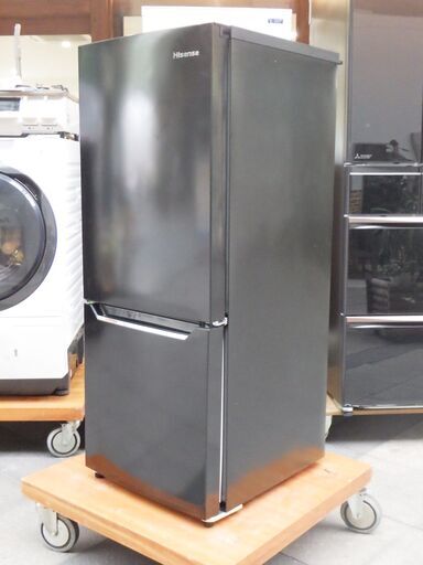 Hisense 冷凍冷蔵庫 2ドア HR-D15CB 150L 2019年製 ブラック ハイセンス