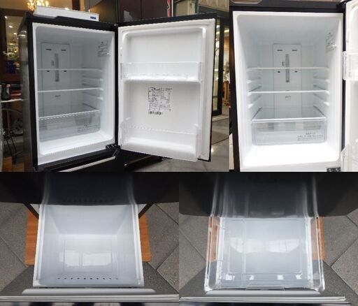 Hisense 冷凍冷蔵庫 2ドア HR-D15CB 150L 2019年製 ブラック ハイセンス