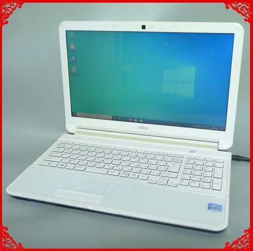 新品高速SSD 中古美品 ノートパソコン 15型ワイド 富士通 AH53/K 第2世代 i7 4コア 8GB Blu-ray 無線LAN Bluetooth Windows10 Office