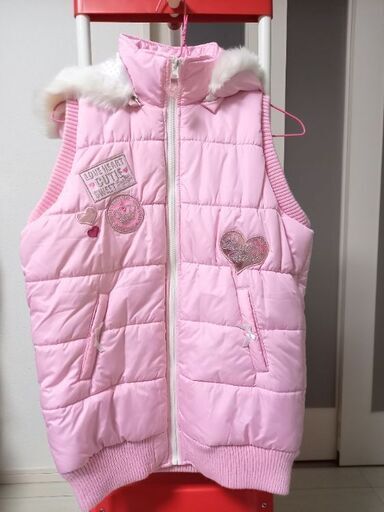 Crt Cutie袖無しジャケット ピンク色 150cm 値下げ ぽんず 篠崎のキッズ用品 子供服 の中古あげます 譲ります ジモティーで不用品の処分