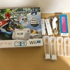 WiiUマリオカートセット+Wiiリモコン(ジャケット、ヌンチャ...