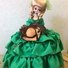 昭和レトロ　スキヨ人形研究所　リボン人形