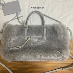 美品】バレンシアガ BALENCIAGA PAPER A6 ムートン レザー トートバッグ