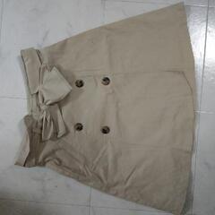 【ネット決済】リランドチュール　トレンチ風スカート