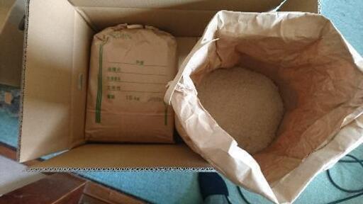 新米、つがる市産、青天の霹靂