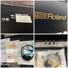 超お薦め品‼️美品‼木製鍵盤‼️️ ローランド 電子ピアノHP601 2018年