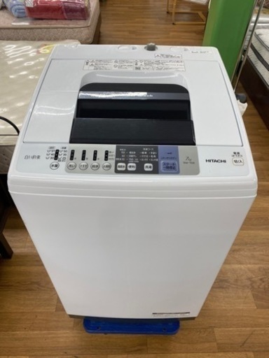 I406　HITACHI7.0k洗濯機　2018年式