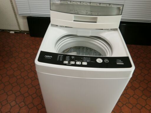 ID 978078　洗濯機アクア4.5Kg　２０１６年製　AQW-S45E(W)