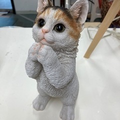 【お願〜い🙏ってしてる⁉︎】猫 ネコ 置物