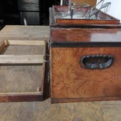 骨董 火鉢 長火鉢 火箸・五徳・灰など付 古民具