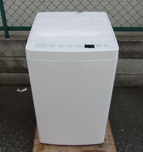【お値打ち品‼】JMS0299)amadana/アマダナ 全自動洗濯機 AT-WM45B 2020年製 4.5㎏ 中古品・動作OK【取りに来られる方限定】