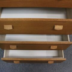 unico/ウニコ KURT(クルト)トールチェスト 北欧ヴィンテージスタイル 幅70  収納家具 中古 店頭引取歓迎 R4434)