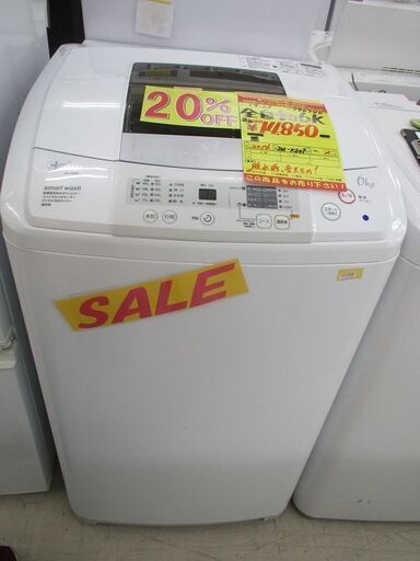 ★歳末セール★　ID:G980740　ハイアール　全自動洗濯機６ｋ