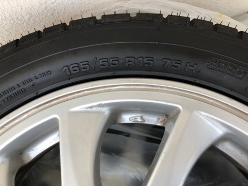 中古》ノーマルタイヤホイール付き4本セット［165/55R15］ 注文