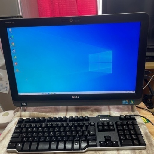 DELL 一体型パソコン Windows10 大画面23インチSSDにも負けない早さ