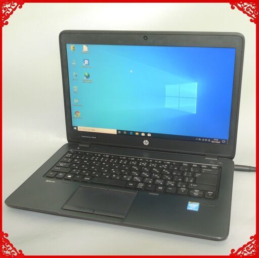 超高速SSD 中古美品 ノートパソコン フルHD 14型 HP ZBook 14 G2 第5世代 i7 8GB 無線 Wi-Fi Bluetooth カメラ Windows10 Office