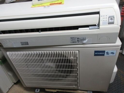 K02562　三菱　中古エアコン　主に6畳用　冷2.2kw／暖2.5kw