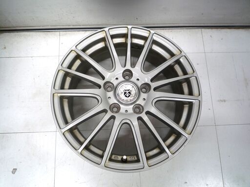 GMach 16インチ ホイール 4本セット 中古 5穴 PCD114.3 16×6.5J シルバー 苫小牧西店