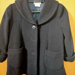 べネピアン 子供用ウールコート 110サイズ 紺