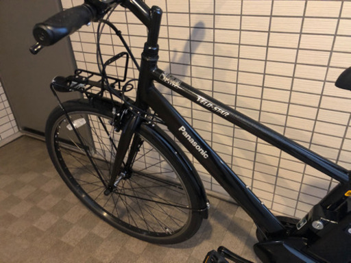電動自転車 ベロスター ブラック パナソニック スポーツ 700×38C 8AH 外装7段変速 メーカー保証付き 【最新モデル】 防犯登録済み 電動自転車 ベロスター ブラック パナソニック スポーツ 700×38C 8AH