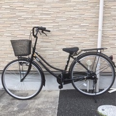 自転車 黒 ほぼ新品