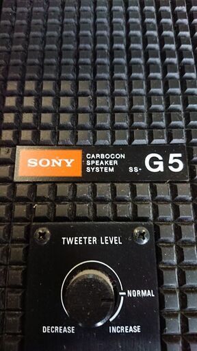 SONY スピーカー SS-G5 2台 骨董品？