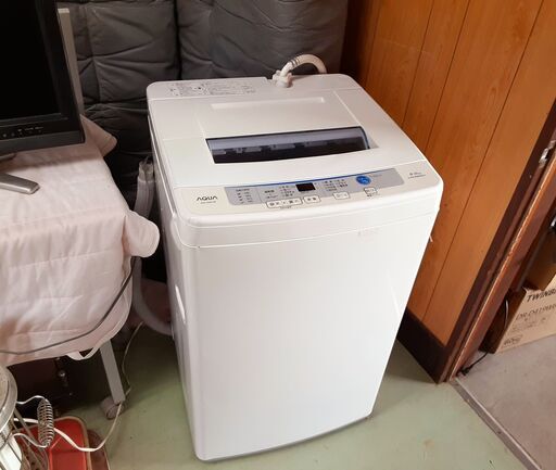 K. アクア 6㎏ 洗濯機 AQW-S60E　/DJ-0800-1FO