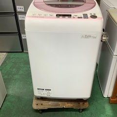 安心の6ヶ月保証付！！ SHARP 8.0kg全自動洗濯機 ES -GV80P-P