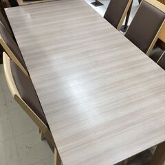 J682 Karimoku カリモク ダイニングテーブルセット 6人用 DA6080／CA1905 参考価格270,000万円 クリーニング済み