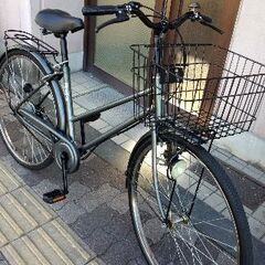 [ビンテージ]National UPRISE 26吋シティーサイクル 内装3段/ダークグレー