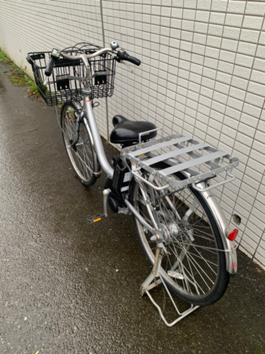 YAMAHA PAS GEAR-U シルバー2017年モデル新基準電動アシスト自転車 