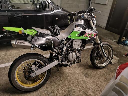 KLX250 ウイリーバー付　現状