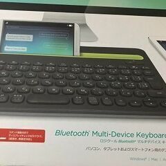 ロジクール　タブレット・スマフォ用のデスクキーボード　黒　2台