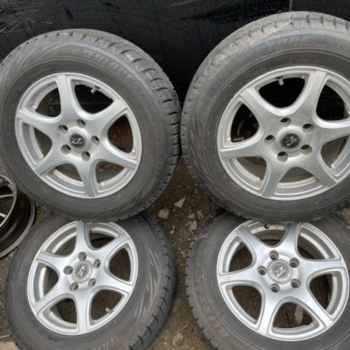 バリ山 BRIDGESTONE REVOGZ 195/65R15 スタッドレス タイヤ アルミ