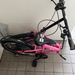 HUMMER ハマー　折りたたみ自転車　ピンク