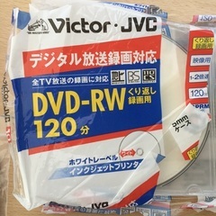 DVD-RW 120分録画可能