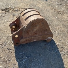 ミニユンボ用バケット型式不明中古品重量約50kg