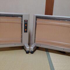 遠赤外線暖房器　２台（サンルミエ　キュート）