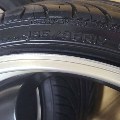 185/35R17 引っ張りホイールタイヤセット - 靴/バッグ