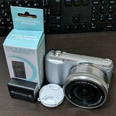 SONY NEX-C3 ホワイト　ソニー　ミラーレス　カメラ　デ...