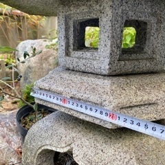 ◎大幅お値下げしました‼️ 逸品石灯篭石灯籠 自然天然石燈籠御影石