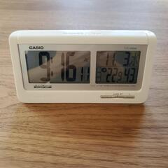決まりました！CASIO カシオ  電波時計  温湿度計