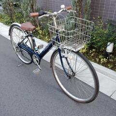 自転車[アサヒサイクル／ジオクロスプラス／紺／外装6段変速／27...